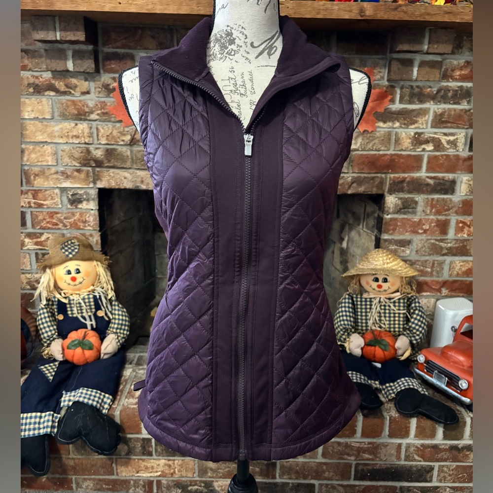 Athleta Purple Quilted Vest